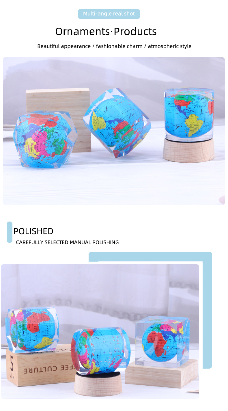Acrylic paper weight gift stone paper weight custom resin paper weight