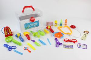 Wholesale Cute Role Play Medical Pretend And Play Doctor Set First Aid Kit Box 28 Pcs from china suppliers