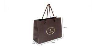 Wholesale Matt Coated Personalized Paper Bags Brown Chocolate Shopping Paper Bags from china suppliers