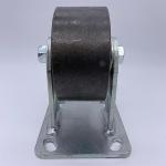 4 Inch Black Cast Iron Rigid Caster Wheels