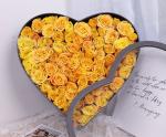 4C/UV/Lamination/Embossing/Stamping Round Velvet Flower Boxes for Roses Handmade