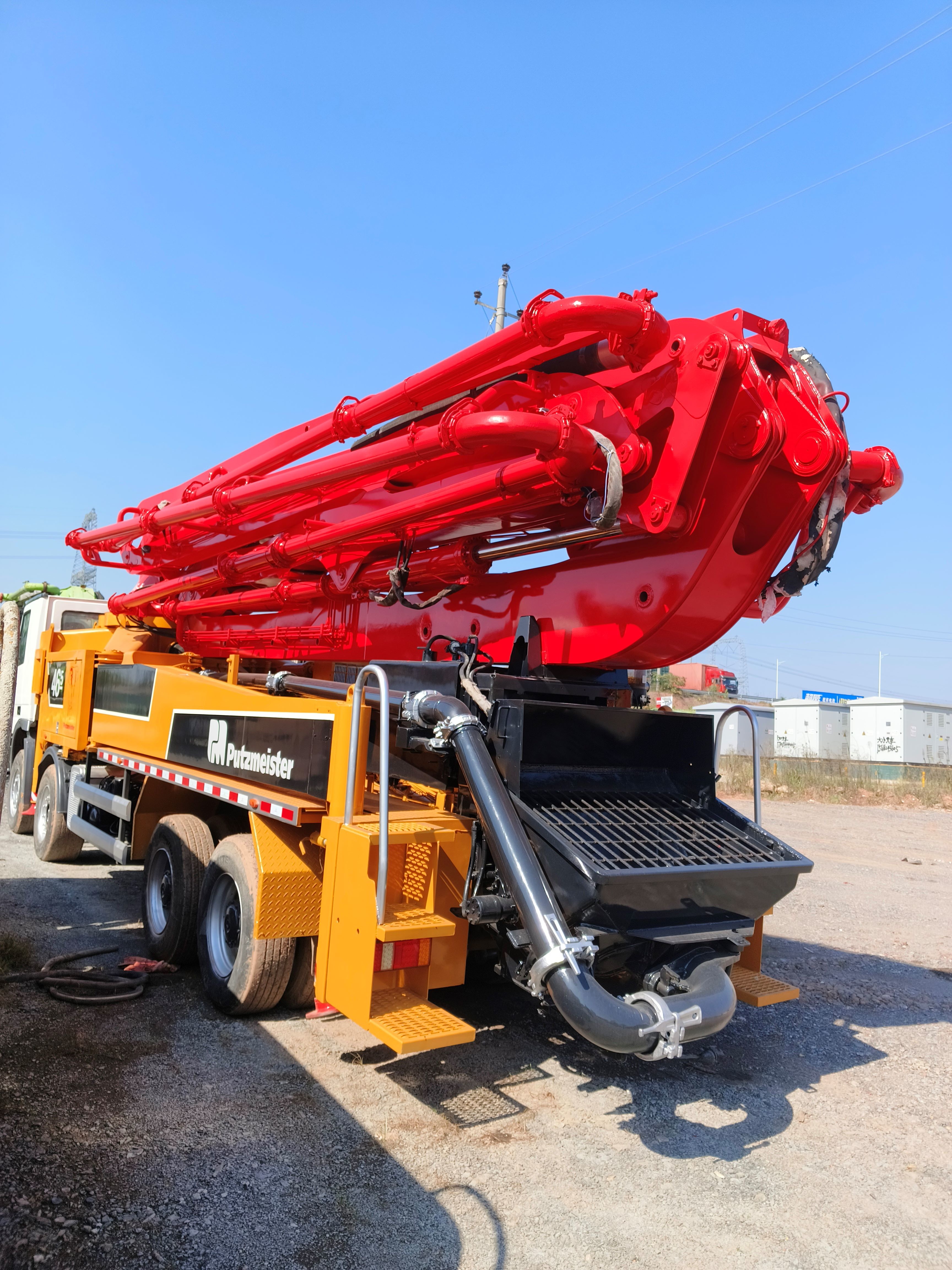 Putzmeister Concrete Pump Truck 46 Meters High Cost Performance High End Line Products