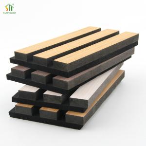 Wholesale New Arrivals Office Studio Akupanel Wooden Slatted Sound Absorbing Proofing Boards Wood Slat Wall from china suppliers