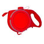 Nylon Pet Leash Dogs Travel Water Bottle With Waste Bag Dispenser