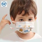 S&J Daily use custom printed face mask 3 ply Non woven adult kids disposable