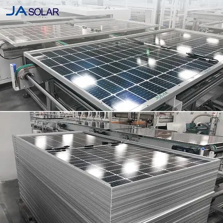 540w 550w Ja Solar Photovoltaic Panel Jam72s30-540/Mr Mbb Perc Half Cells For Home