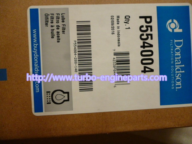 P554004 Donaldson Oil Filters , High Performance Oil Filter For Cars