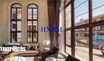 Larch Wood 12A Aluminium Double Glazed Windows Powder Coated ISO9001