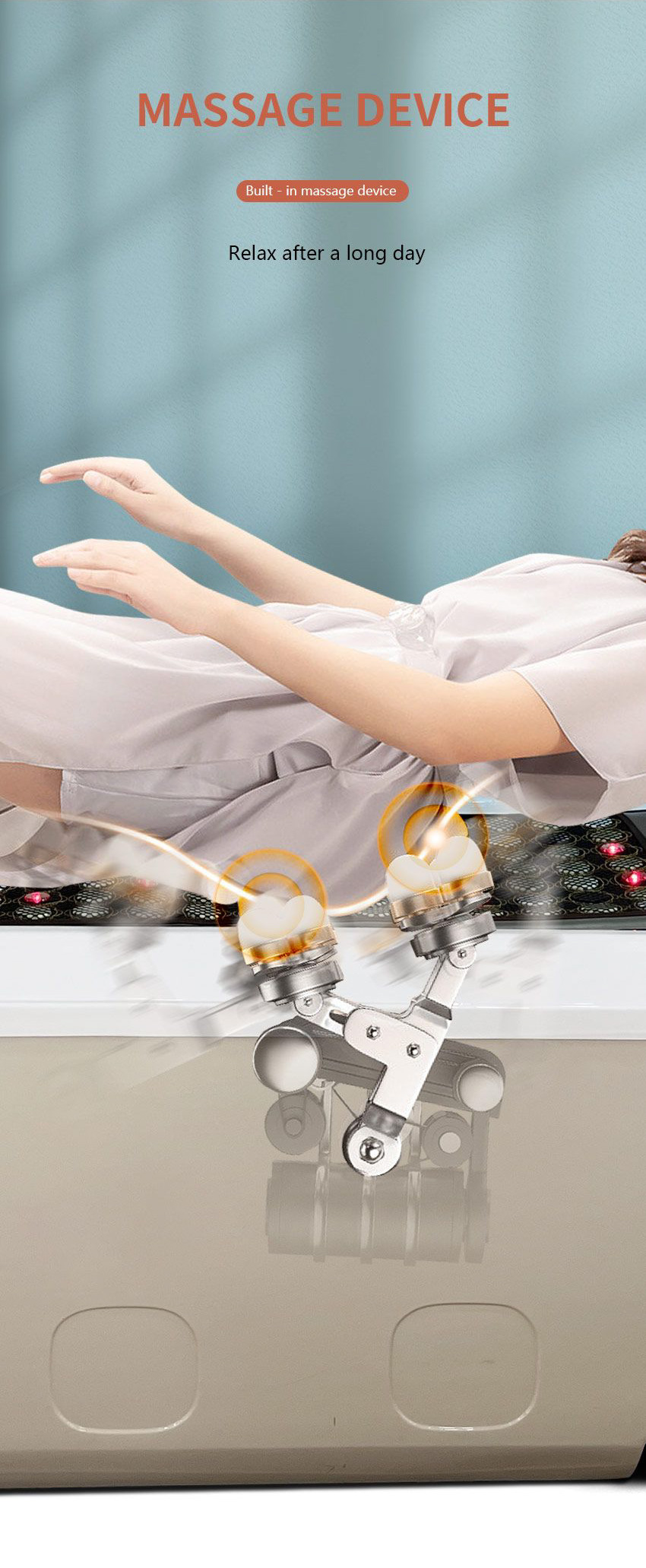 Touchscreen Pemf Therapy Sauna Hydro Massage Capsule With Infrared Mat