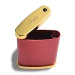Pink Antirust 90*135mm Stainless Steel Ashtray Metal Ashtray With Lid