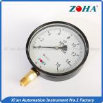 Ingress Protection Liquid Filled Pressure Gauge / Low Pressure Gauge Bottom