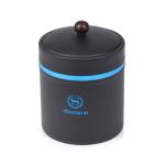 Fire resistance black/ blue pu tissue box hotel room supplies