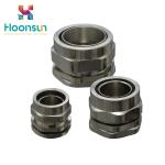 Nickel Plated Fire Rated Cable Glands BW Type For Explosion Proof ROHS / ISO