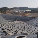 1mm 2mm HDPE Geomembranas for Landfill Dam Construction in Black White Blue or