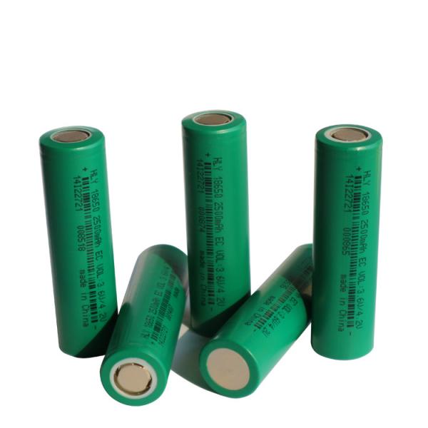 NCM 3.6v 18650 Battery 2500mAh For Electric Bicycles / Scooters