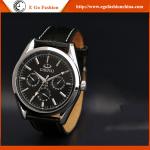 006B2 Fashion Business Watch Unisex Stainless Steel Watches Man Woman Leather
