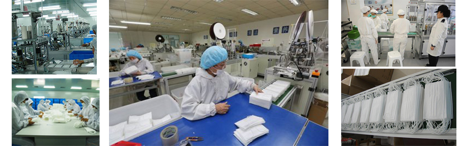 S&J 3 ply Disposable Surgical Face Mask Respirator ASTM F2100 Type2iir Mascarillas White Color Medical Mask