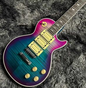 Wholesale Custom GB Style Flamed Maple Top Ace Frehley Electric Guitar Mahogany Body Rosewood Fretboard 6 Strings from china suppliers