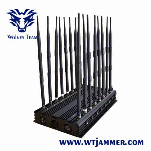 Mobile Phone GPS Jammer 18 Bands Powerful 3G 4G Blocker WiFi UHF VHF GPS L1/L2