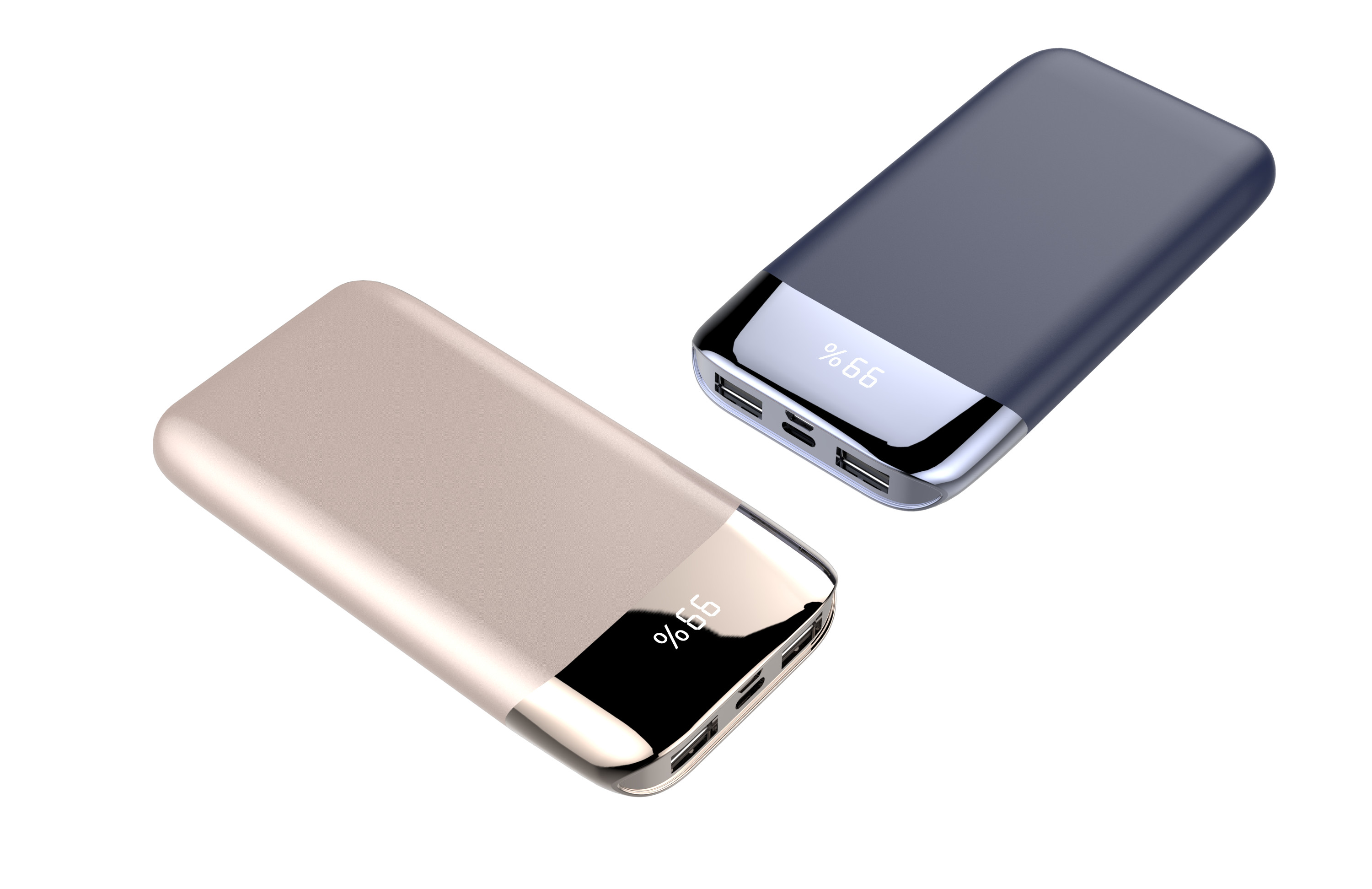 WIRELESS POWERBANK WITH LED DISPLAY Portable Power Bank Charger QI Wireless Charge 2 INPUT 2 OUTPUT+WIRELESS CHARGER