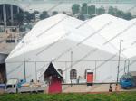 Huge Gala Outdoor Circus Tent With Luxury Lining Glass Door For Open - Air Event
