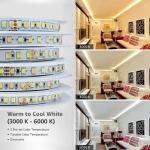 Epistar DC12V24V 8mm10mm 60leds SMD2835 Led Strip Light for TV Backlight Cabinet