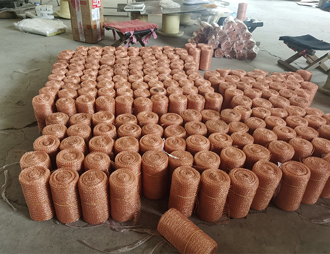 5Inch Copper Infused Fabrics Pure Copper Mesh Fabric ISO Certification