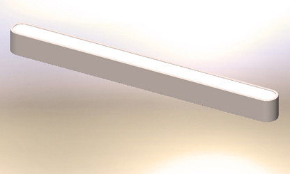 60x1200mm Linear Wall Mounted Light Fixture SMD5630 Linear Led Light Bar