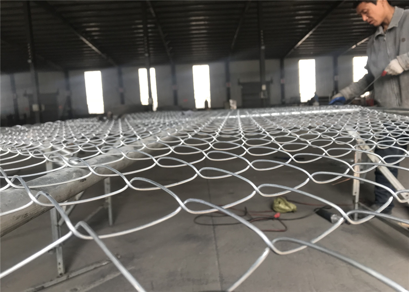 Temporary Chain Link Fence 6x12 mesh*2½"x2½"(63mmx63mm) 11.5ga
