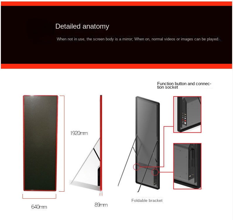 Voll Farbe P2 P3 P4 P5 P6 Wifi Control Poster LED Display HD Indoor LED Video Wall
