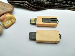 Wholesale Plug Style Wooden USB Drive Maple Wooden Case Color Embossing And Print LOGO from china suppliers