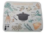 15x20in Microfiber Dish Drying Mat For Pots Pans Cups Water Absorption