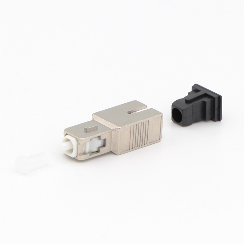 SC / UPC 30dB Fiber Optic Attenuator Single Mode Male - Female Plug - In Fixed