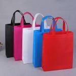 Handled Non Woven Promotional Bags , Reusable Eco Friendly Non Woven Bags