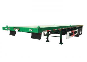 Wholesale Green 3mm Semi Truck Flatbed Trailer 12 Metre Flatbed 3 Axle Truck from china suppliers