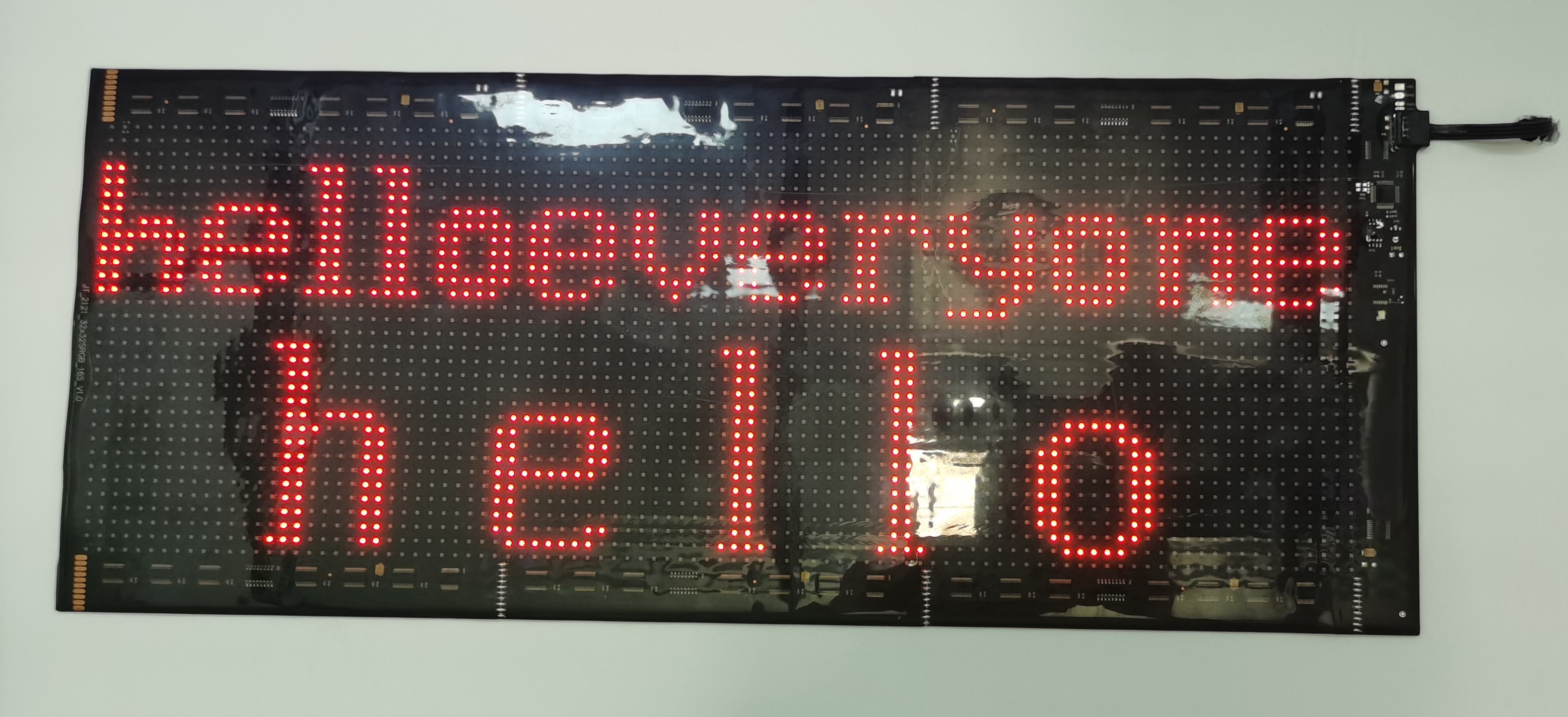 Advertise LED Screen FPC Circuit Board Assembly Use For Take-Out Box Advertising