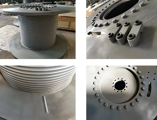 CCS Certification Grooved Wire Rope Drum Multilayer For Lifting