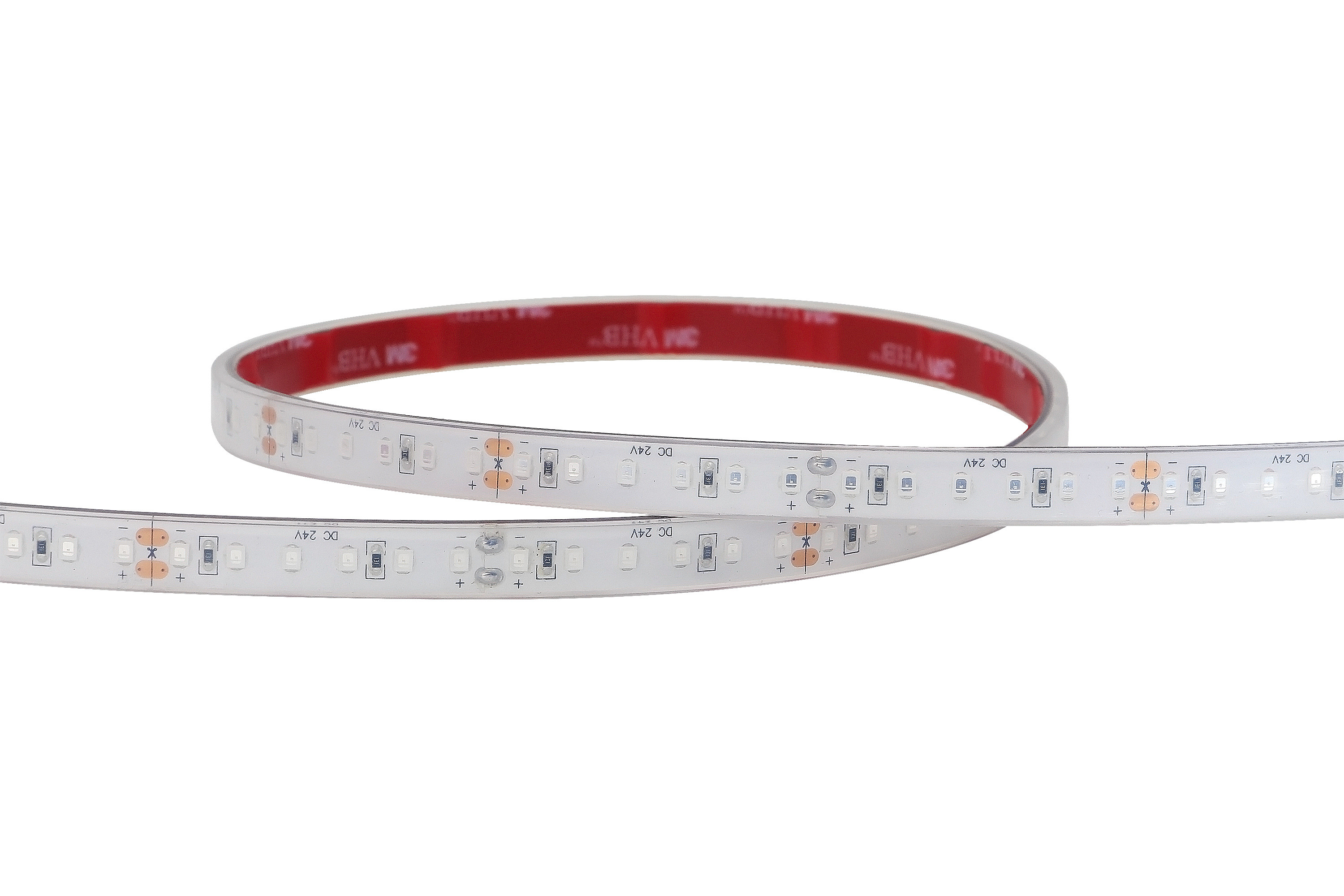 Waterproof 24V Outdoor Led Strip Lights SMD2835 Transparent Led Strip