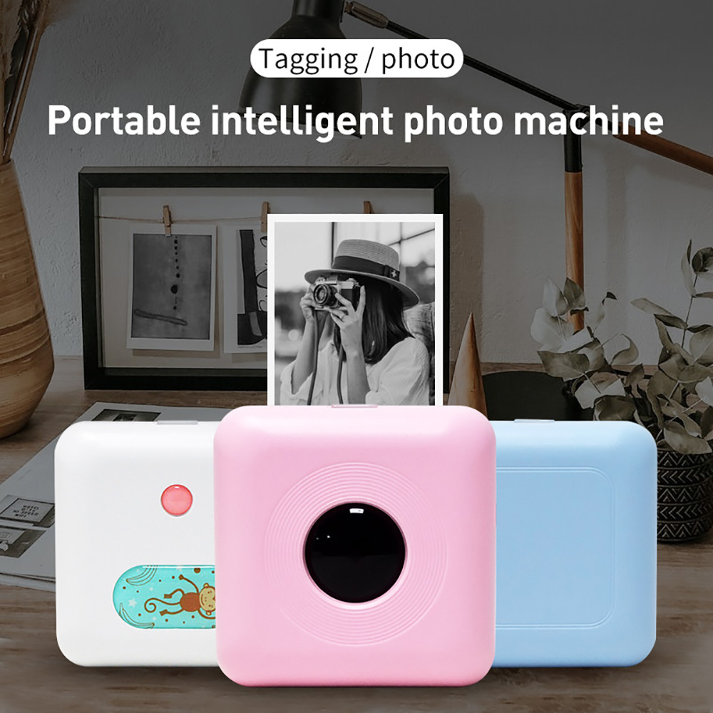 NEW Portable Bluetooth 4.2 Printer Phone Photo Pocket Sticker Bill Thermal Printer USB Micro Connector