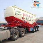 Air Suspension 3 Axles Dry Bulk Tanker Trailer for Sale Export to Sudan, Somalia