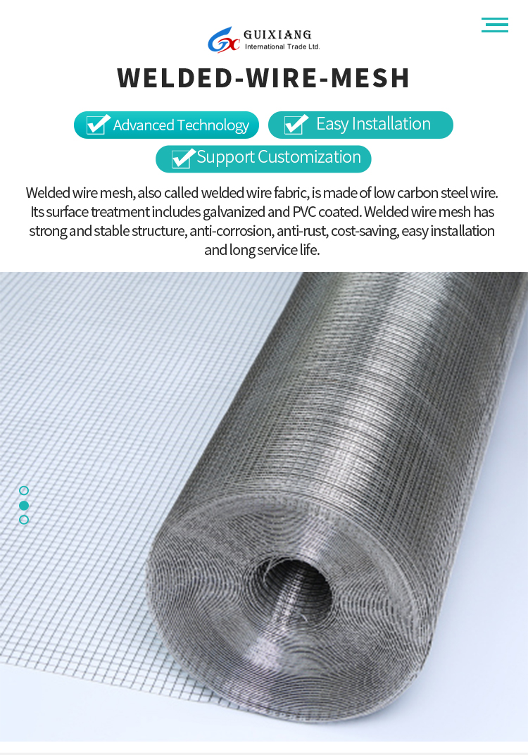 Fence barbed wire breeding galvanized welded mesh mesh balcony steel wire fence galvanized Wire Mesh