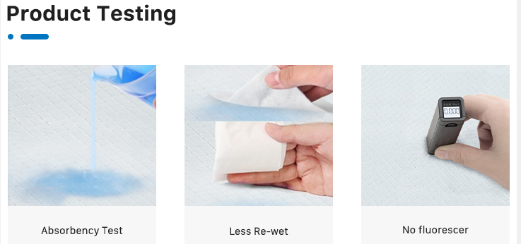 Customized Color Disposable Maternity Blue 23 x 36 Adult Incontinence Bed Sanitary Pads Underpad