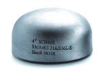 Asme B16.9 316l Sch40s Stainless Steel Weld Caps In Pipe Fitting