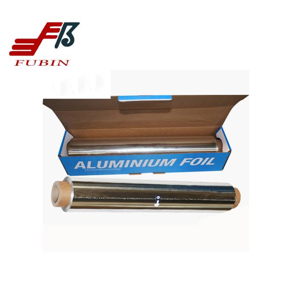 300M Aluminium Foil Paper Roll Heat Resistance For Food Packaging FDA Certificat