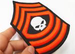 Twill Material 3D Embroidery Patches For Motorcycle Club Souvenir