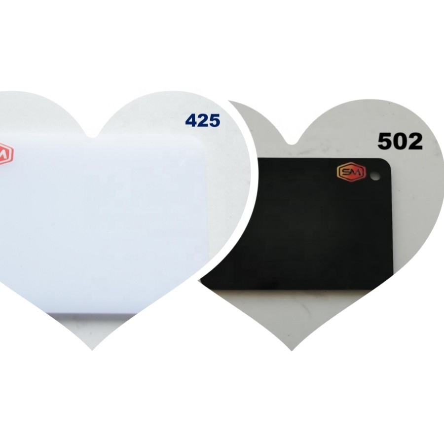 Versatile Translucent Blue Acrylic Sheet For Different Customer Acrylic Sheet Custom Size