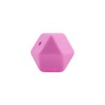 17mm Hexagon Silicone Teething Bead Eco Friendly Safety Chewable For Baby