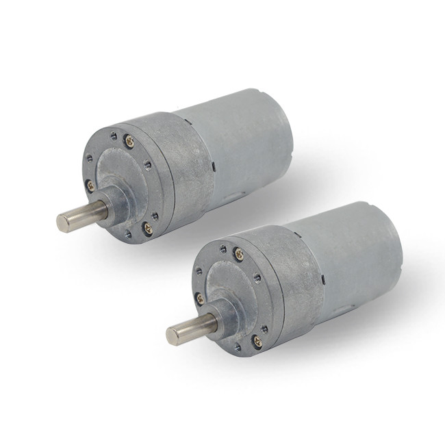 Robot 12 Volt High Torque Gear Motor / Spur Gear Motor With Brush DC Motor