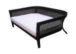 wicker lover sofa
