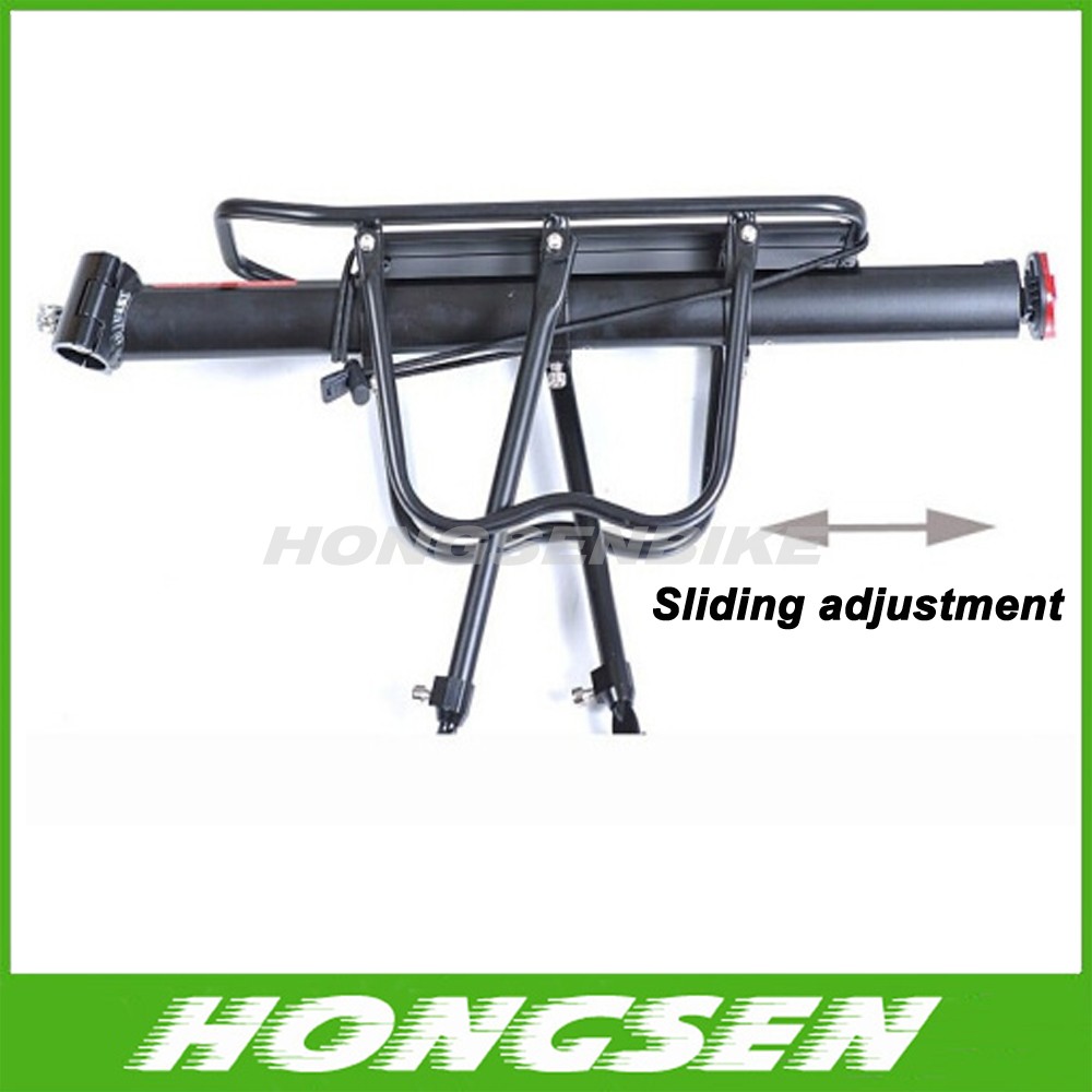 Design of quick release cycle parts of bicycle rear carrier/storage rack shelf
